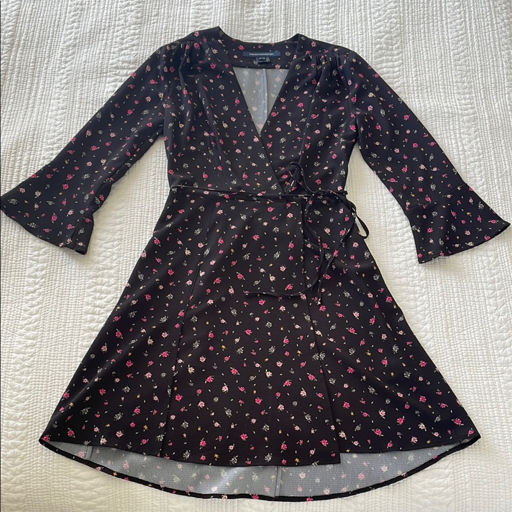 French Connection Floral Wrap Dress